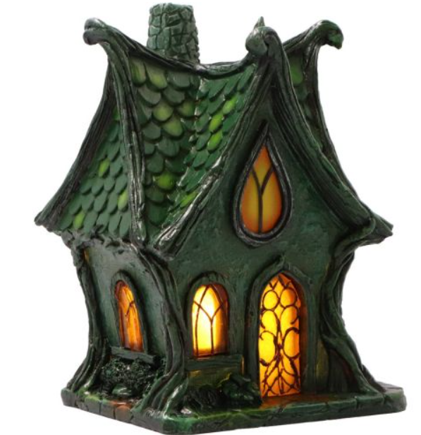 Evergreen Lodge Light Up Fairy House 17cm